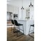 Besa Lighting Baron 10 Cord Pendant, White/Clear, Bronze Finish, 1x9W LED 1JT-BARON10WH-LED-BR - alternate 2